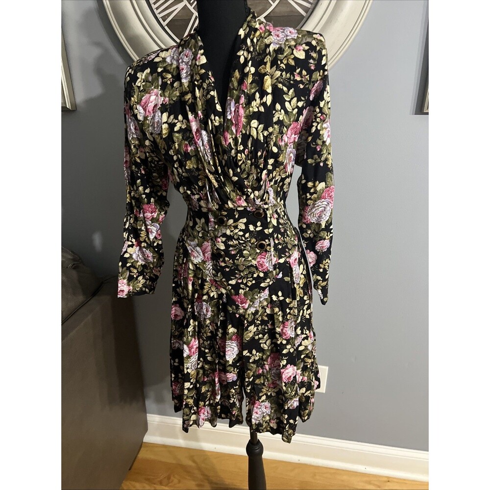 Breakin' Loose︱Floral Romper | 80'S/90'S︱Medium︱Vintage Womens Clothing
